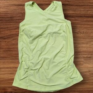 Duluth Trading Light Yellow Sleeveless Cycling Top. Sz. M